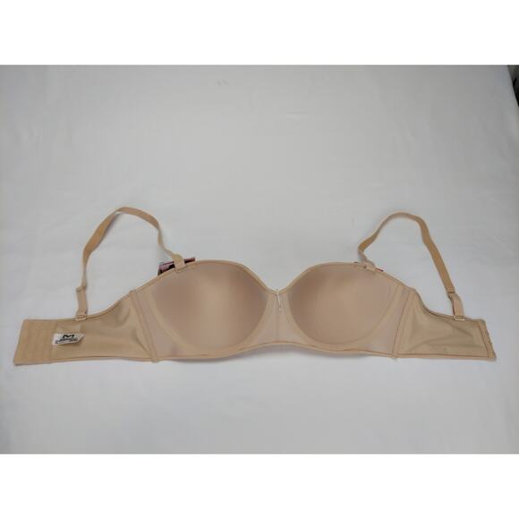 Maidenform Wireless Strapless 5 Way Convertible Multiway Bra Beige New 38D - Picture 3 of 7
